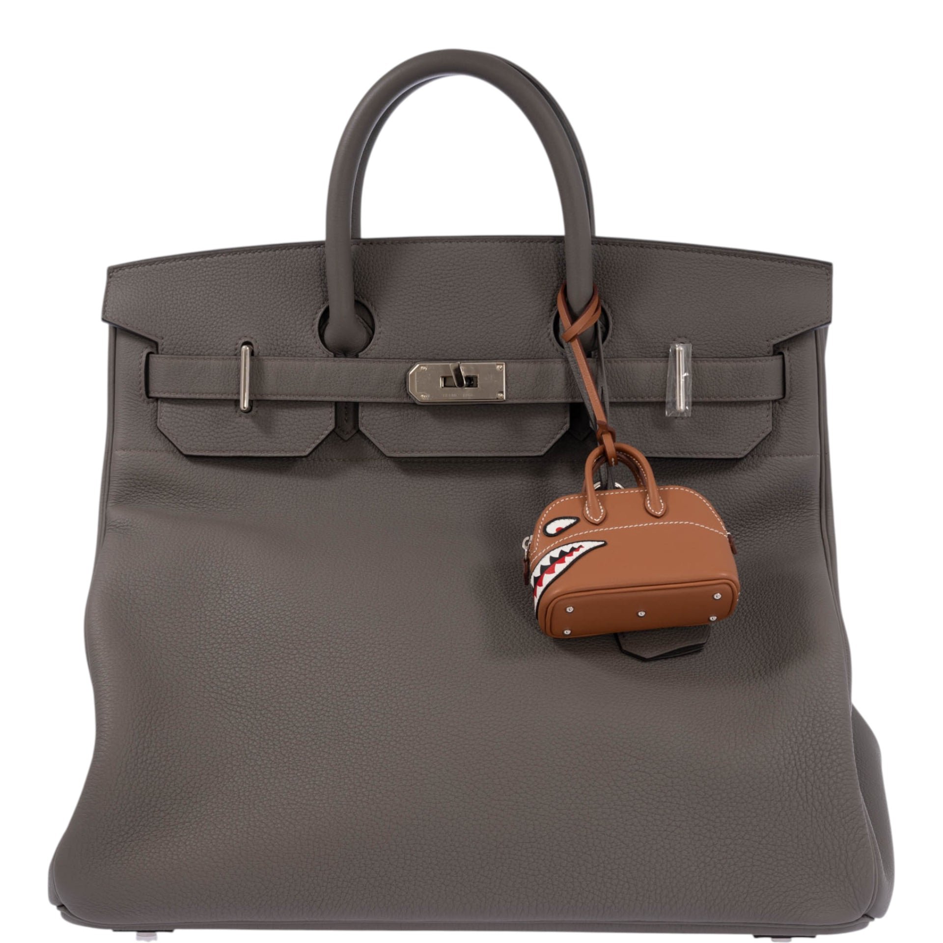 Hermes Hermès HAC Birkin 40 Etain Togo Palladium Hardware