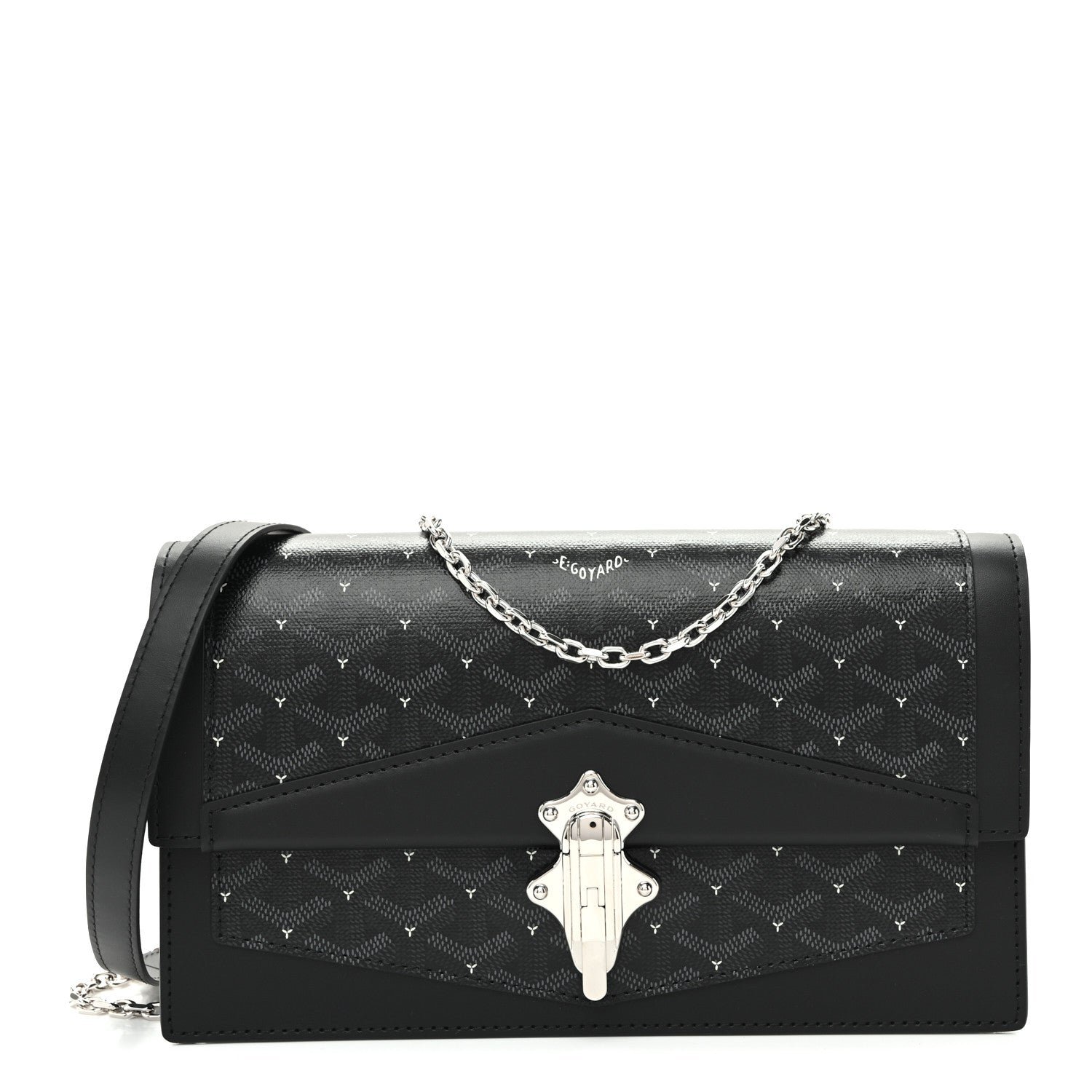Goyard Goyardine Duchesse Marie-Caroline Bag Black