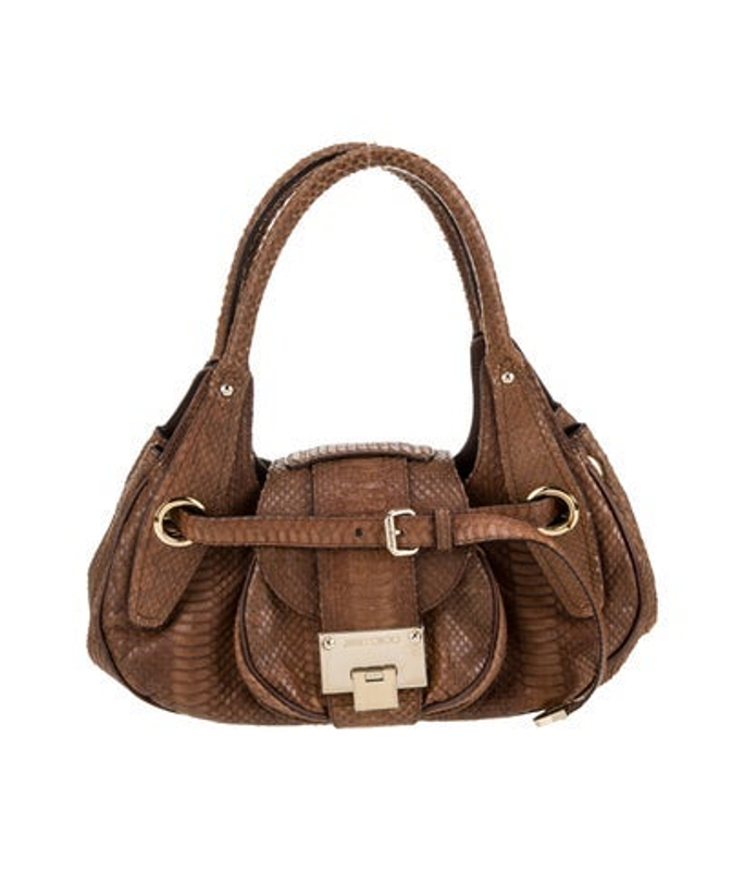 Jimmy Choo Choo Python Shoulder Bag