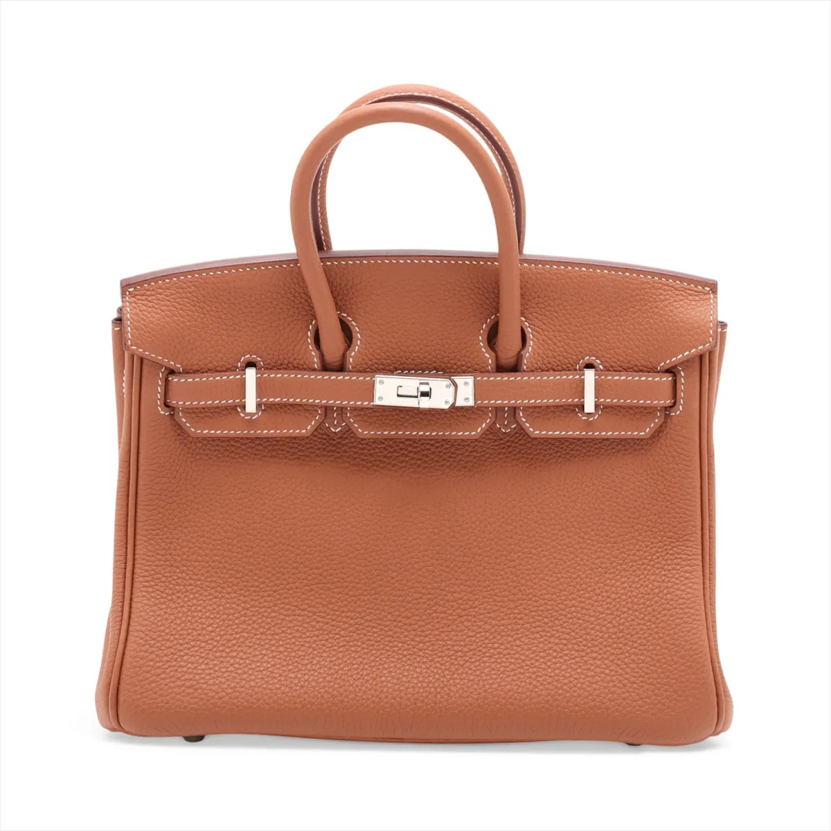 Hermès Birkin 25 Le Tournay Togo Gold Silver Metal Fittings