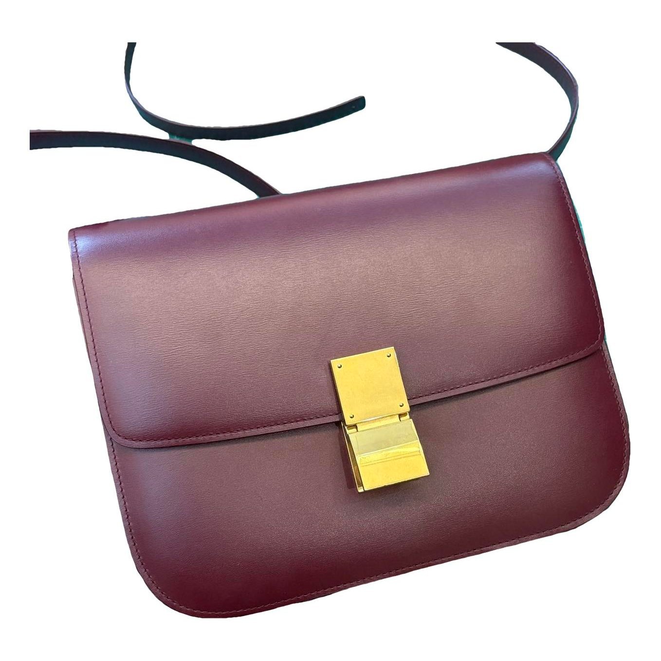 Classic leather crossbody bag
