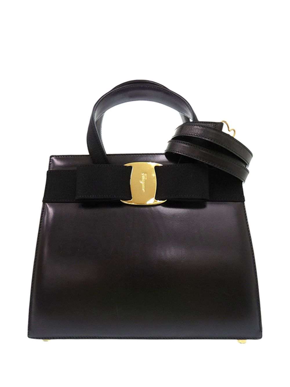 Ferragamo 2010-2026 Leather Vara Bow satchel
