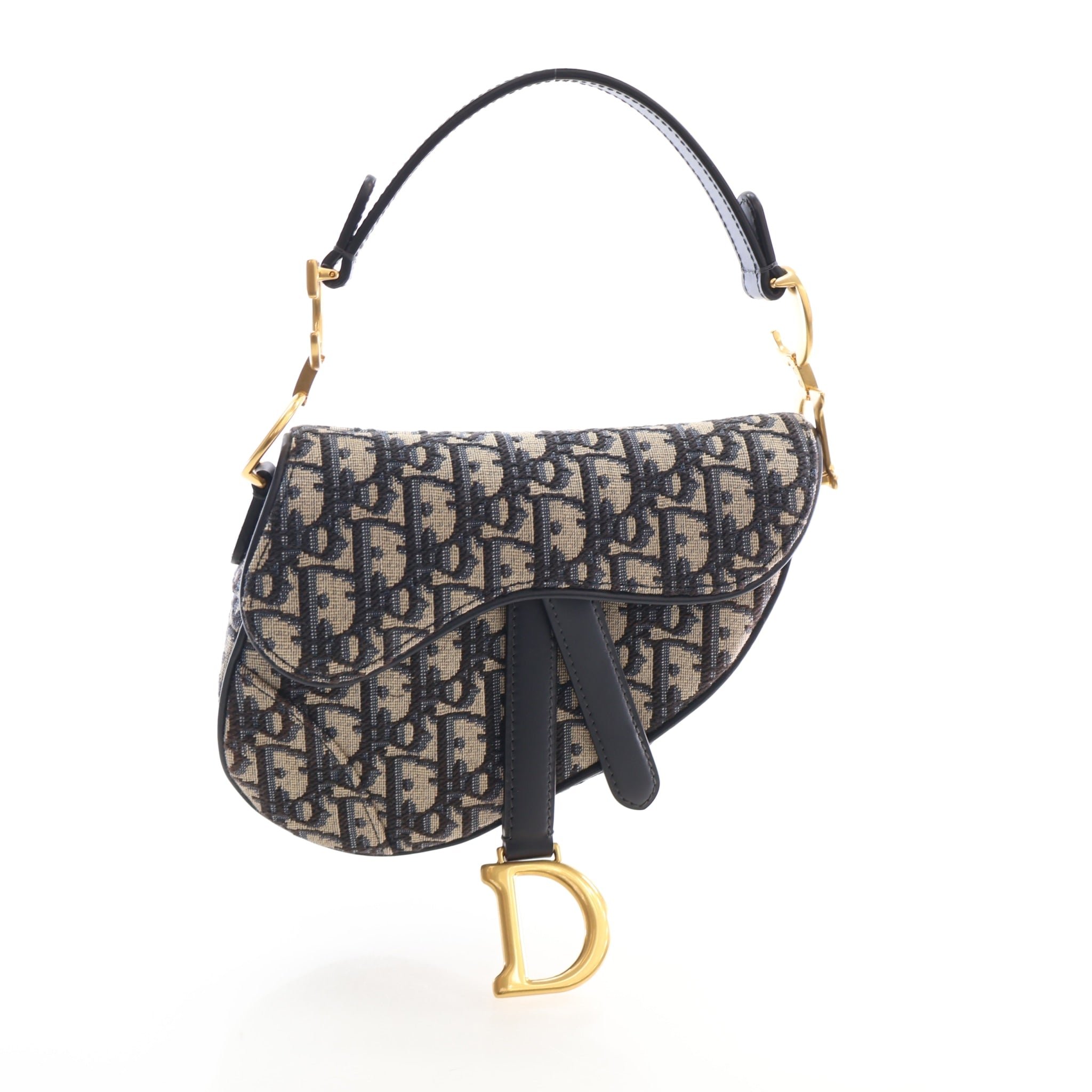 Christian Dior Mini Oblique Saddle Bag