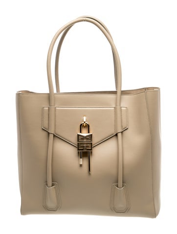 Leather Lock Shopper Medium