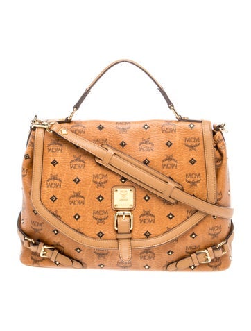 MCM Signature Top Handle Bag