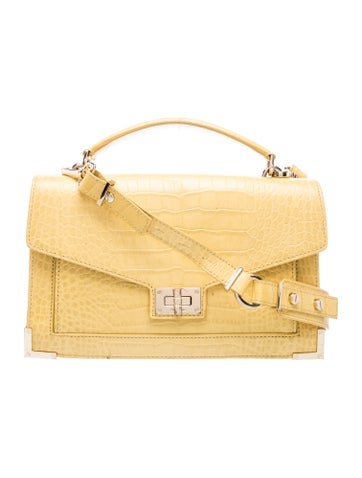 The Kooples Embossed Leather Top Handle Bag