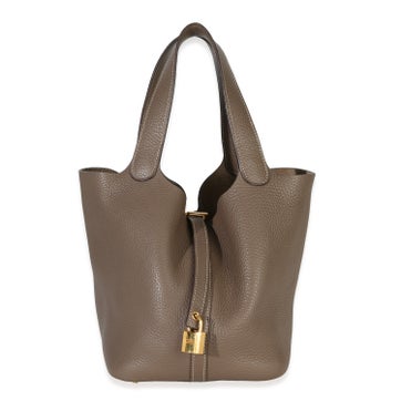 Clemence Leather Picotin Lock 22
