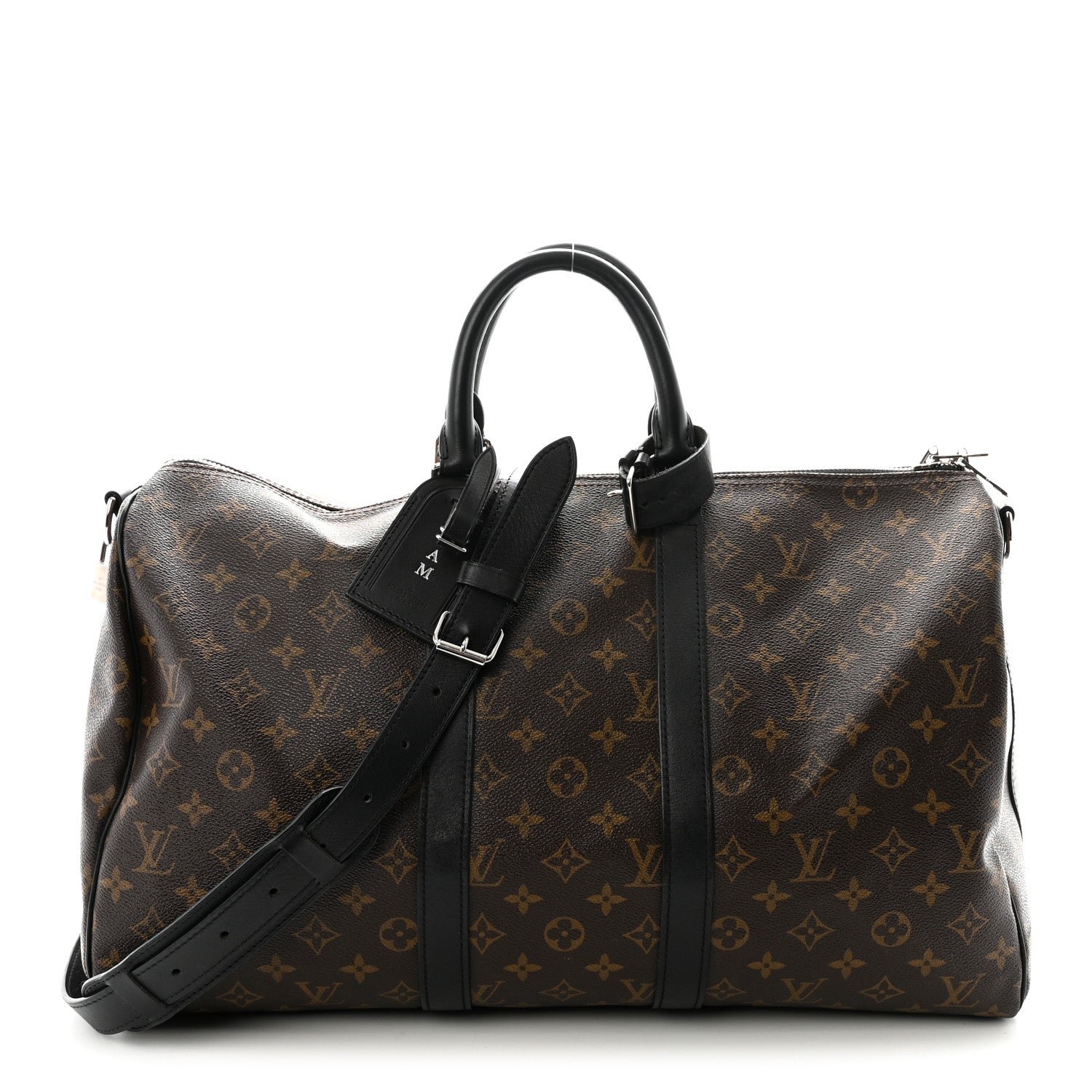 Louis Vuitton Monogram Macassar Keepall Bandouliere 45