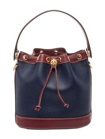 Tory Burch Leather Bucket Bag