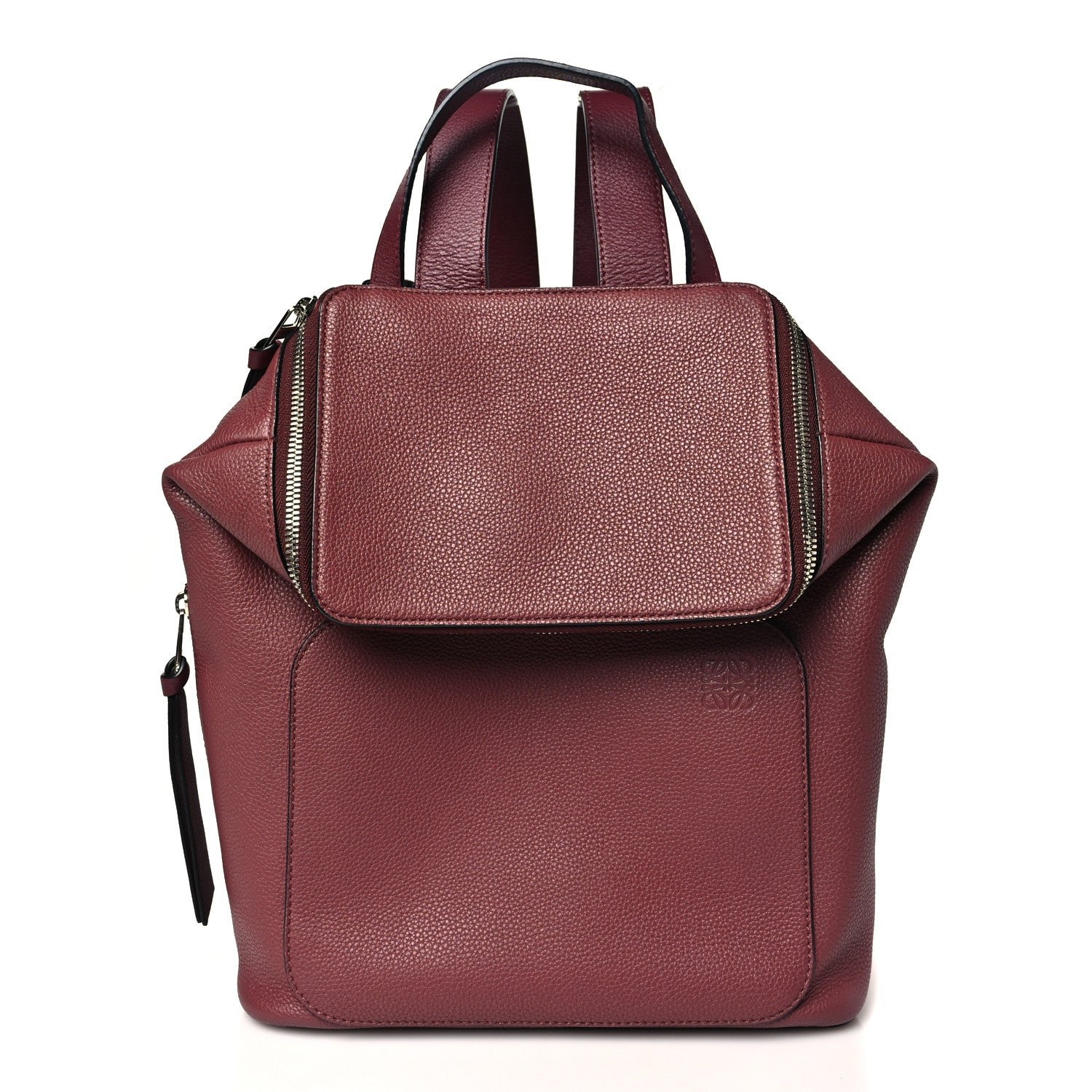 Loewe Calfskin Goya Backpack Burgundy