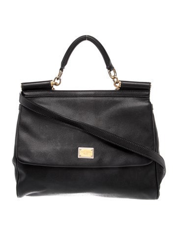 Leather Top Handle Bag