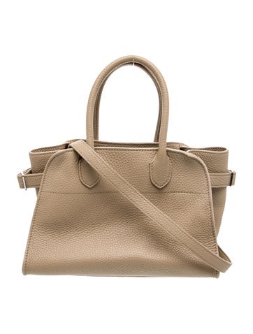 The Row Leather Top Handle Bag