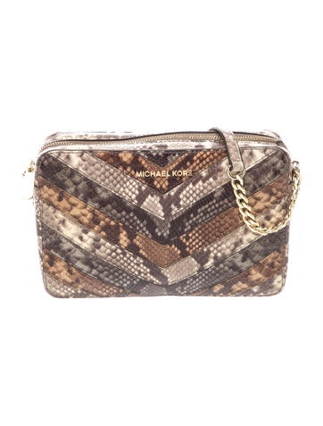 Embossed Leather Clutch