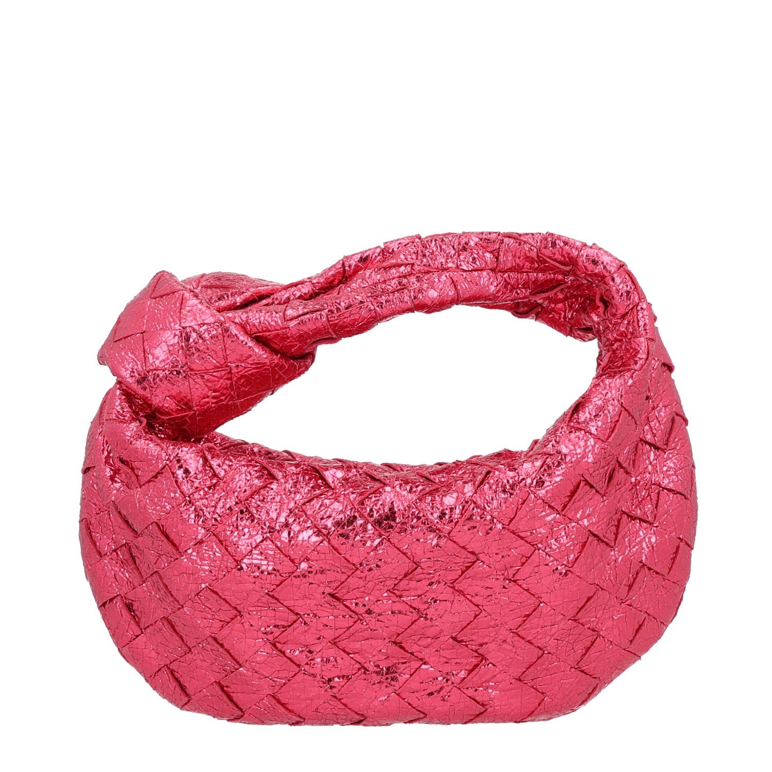 Bottega Veneta Bottega Veneta Metallic Nappa Intrecciato Mini Jodie Lollipop