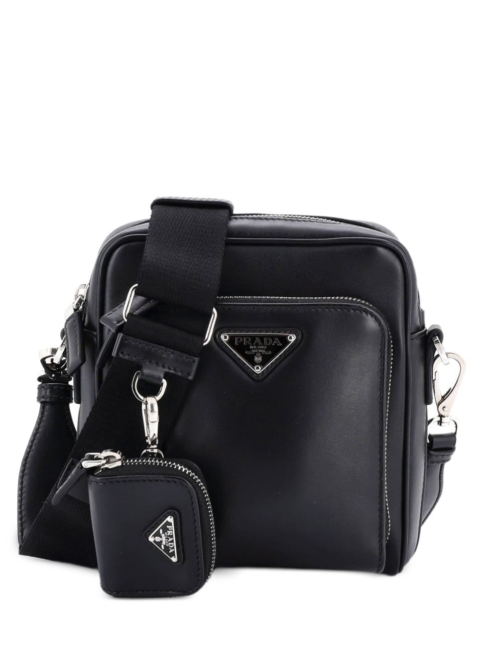Front Pocket Leather Small crossbody bag