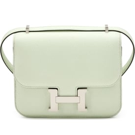 Hermes Vert Fizz Epsom Constance 18 Palladium Hardware, 2022