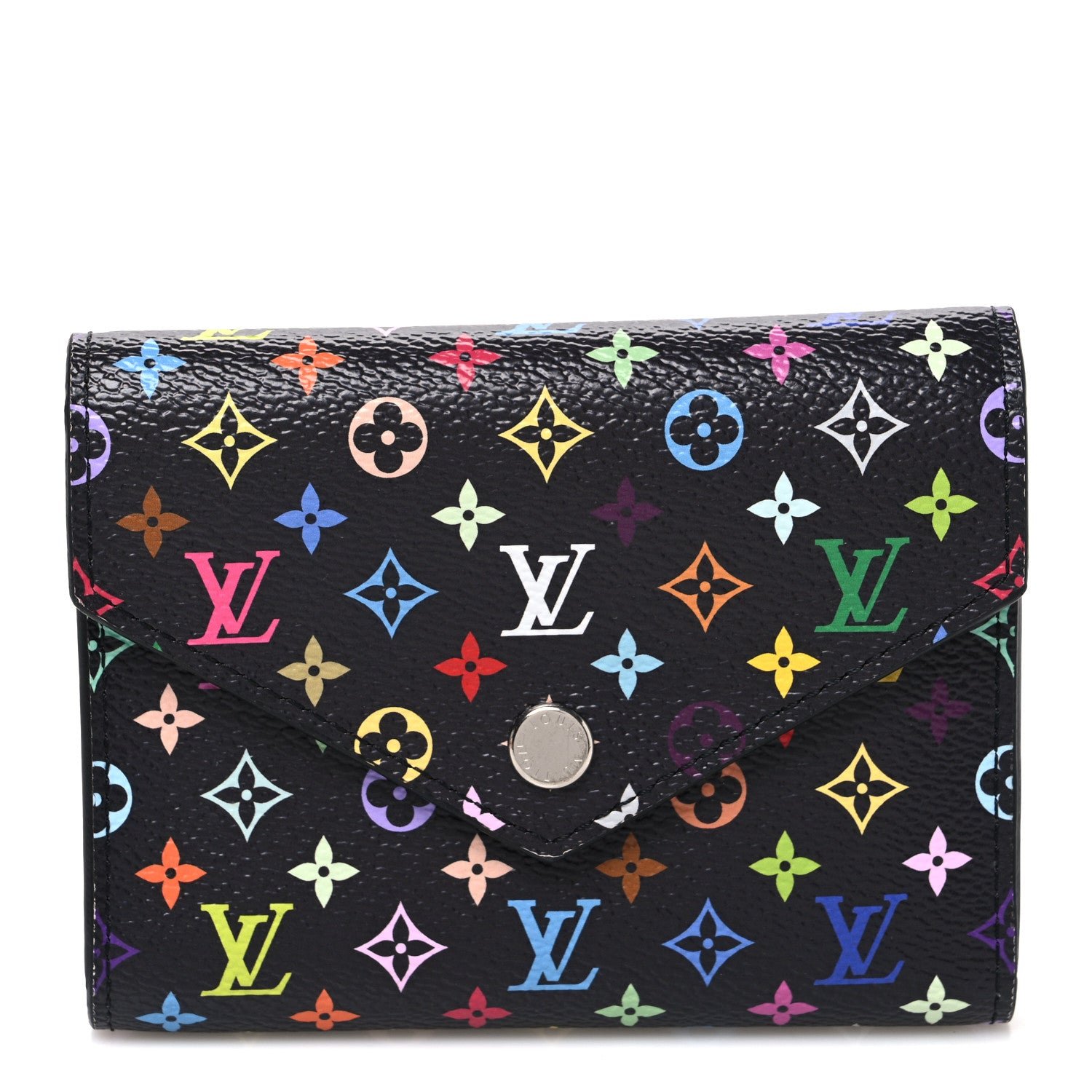 Louis Vuitton LV x TM Monogram Multicolor Victorine Wallet Black