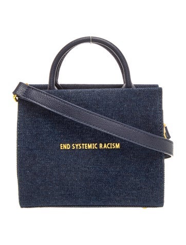 Brandon Blackwood Denim Crossbody Bag