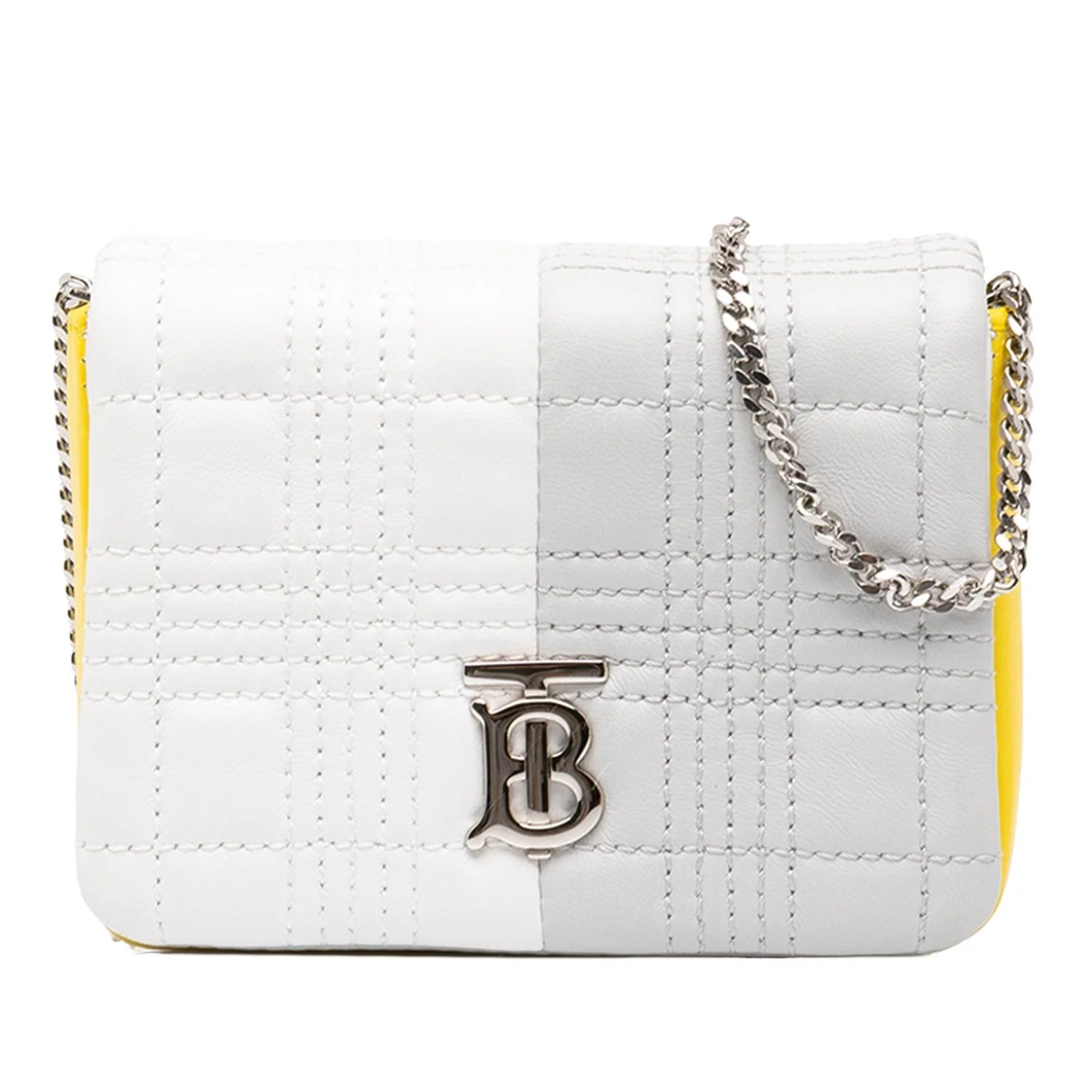 Mini Micro Quilted Lambskin Colorblock Lola Crossbody