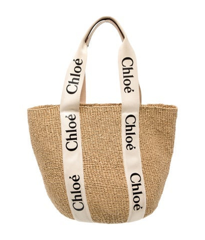Chloe Raffia Tote