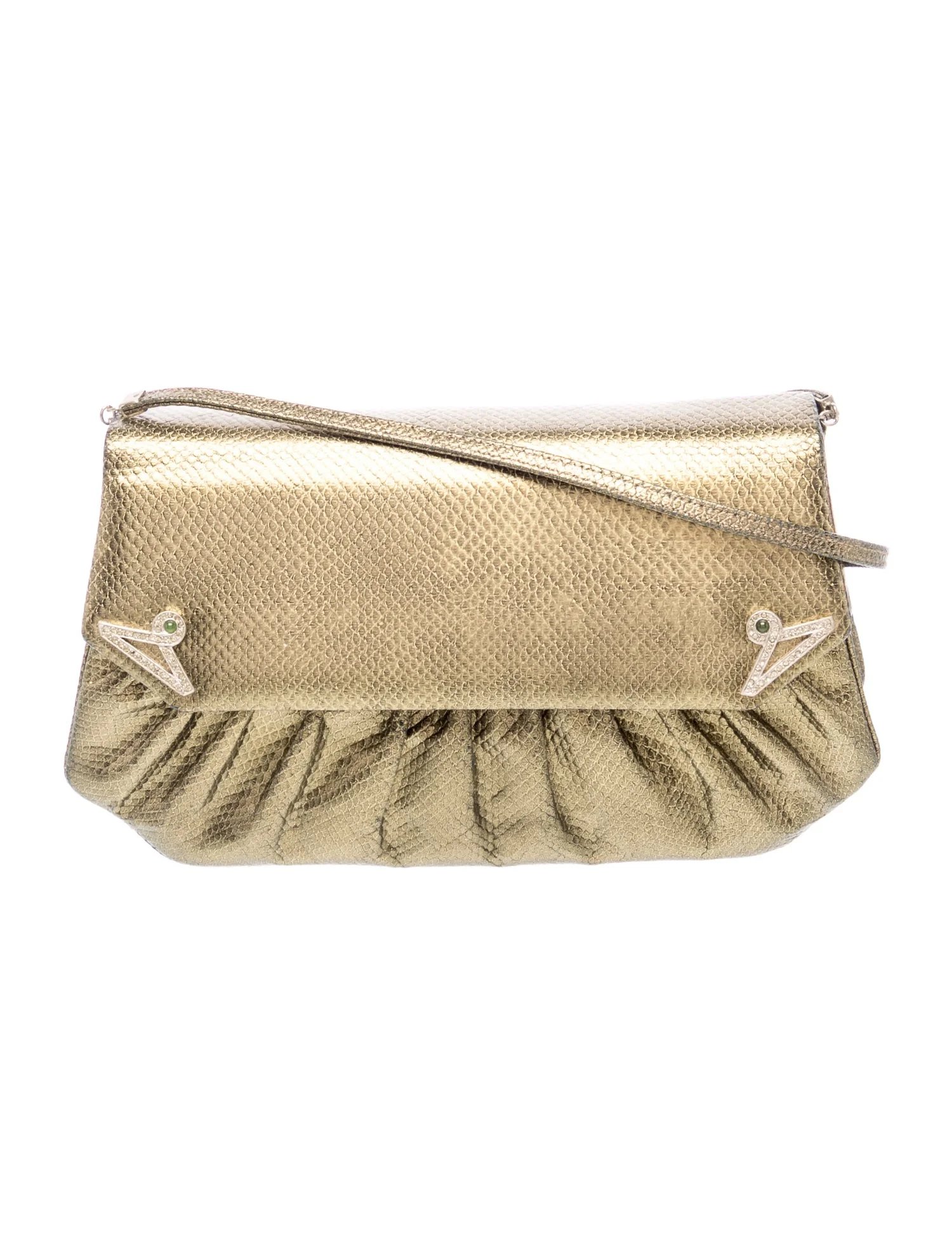 Judith Leiber Leather Shoulder Bag Vintage