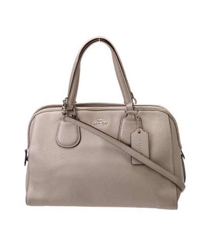 Coach Leather Top Handle Bag