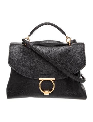 Leather Top Handle Bag