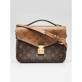 Louis Vuitton Monogram Reverse Canvas Pochette Metis Bag