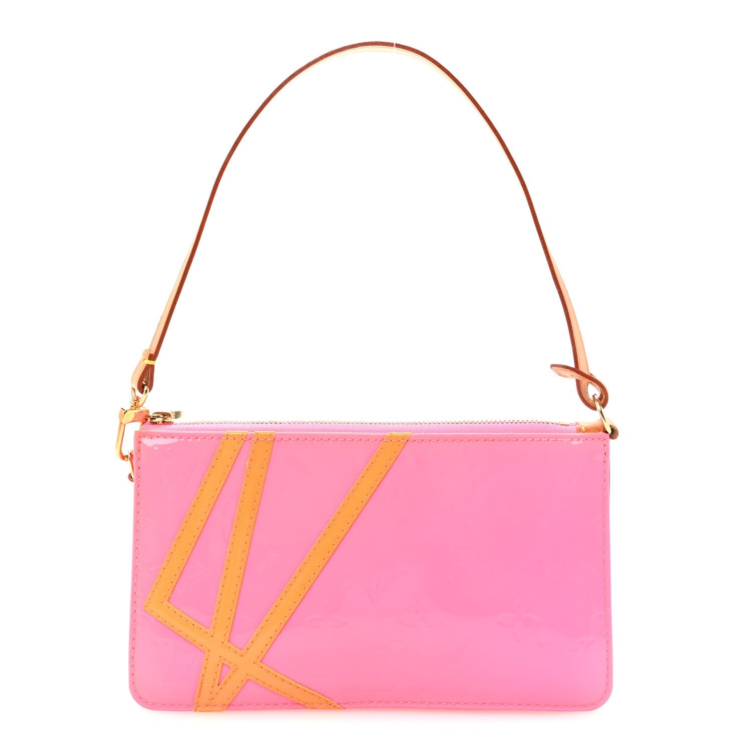 Louis Vuitton Vernis Fluo Lexington Pochette Pink