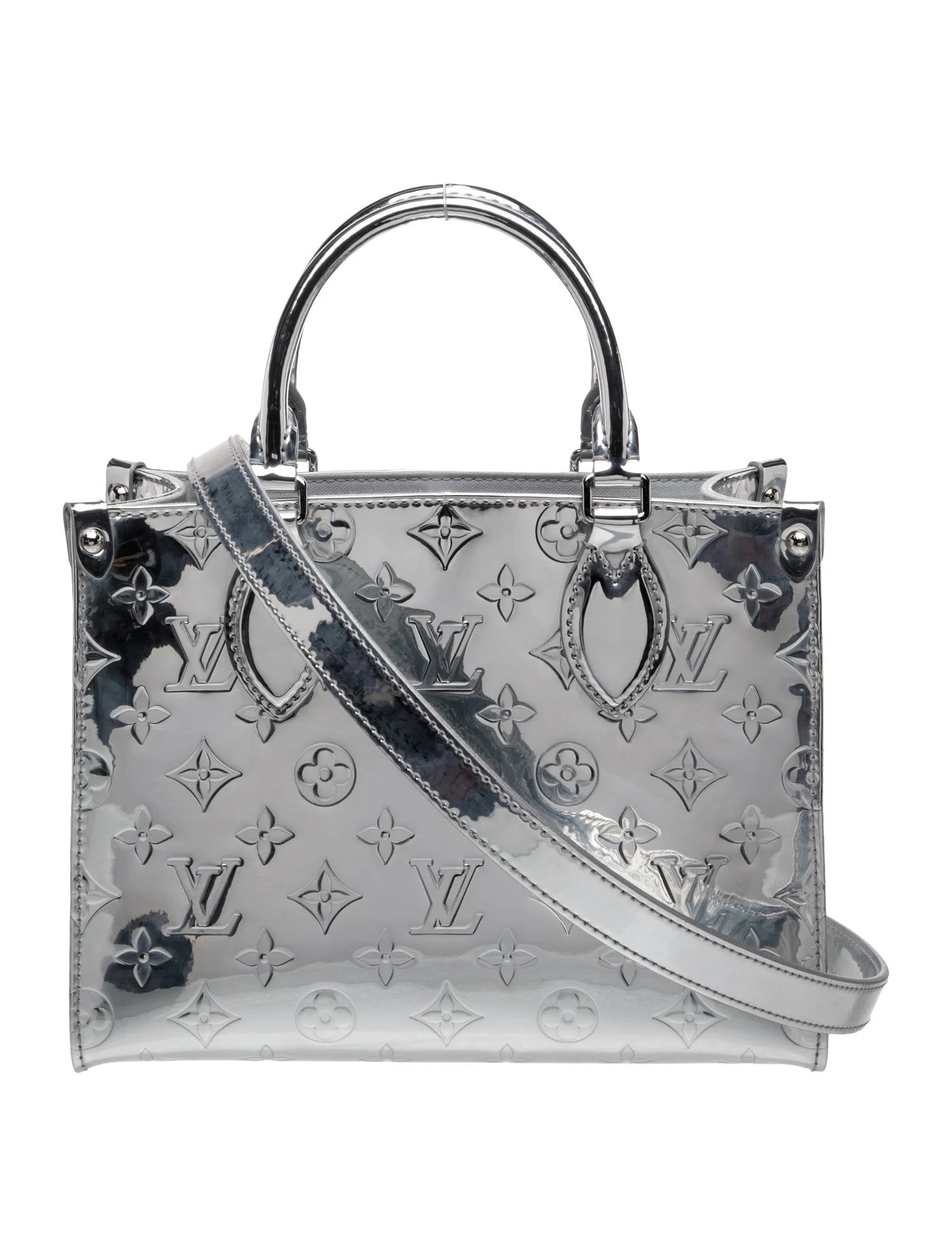 Vernis Patent Leather OnTheGo PM Monogram Mirror Bag