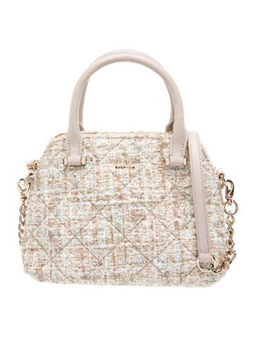 Tweed Top Handle Bag