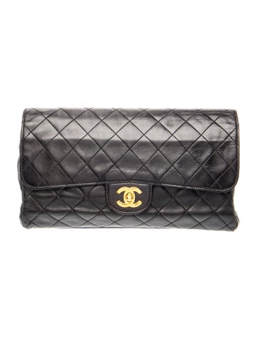 Quilted Flap Clutch