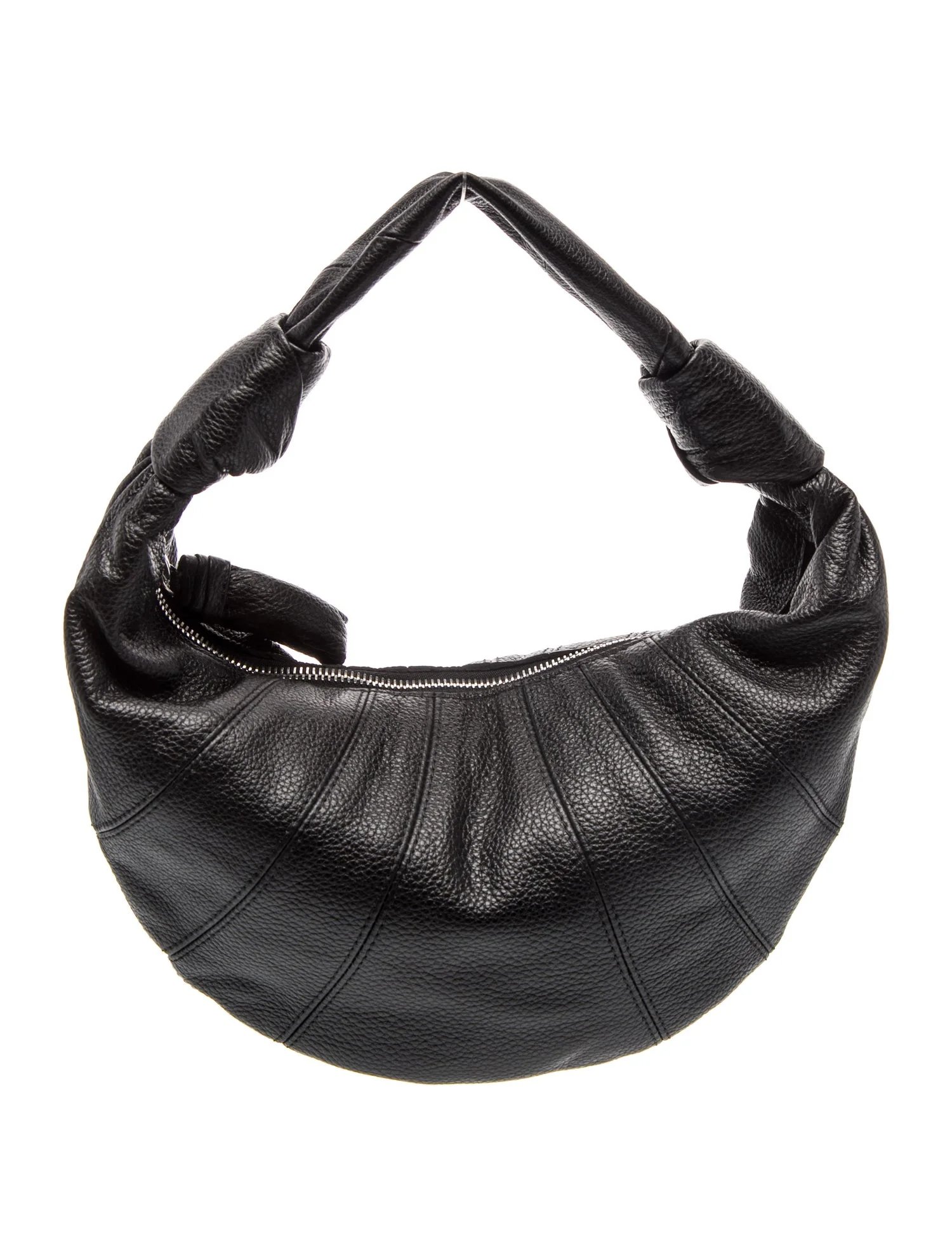 Leather Fortune Croissant Bag Mini