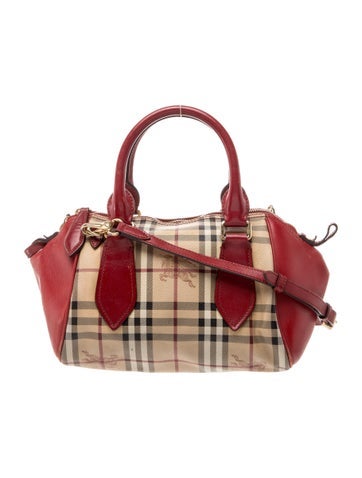 Haymarket Check Top Handle Bag