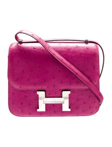 Hermes Ostrich Mini Constance 18