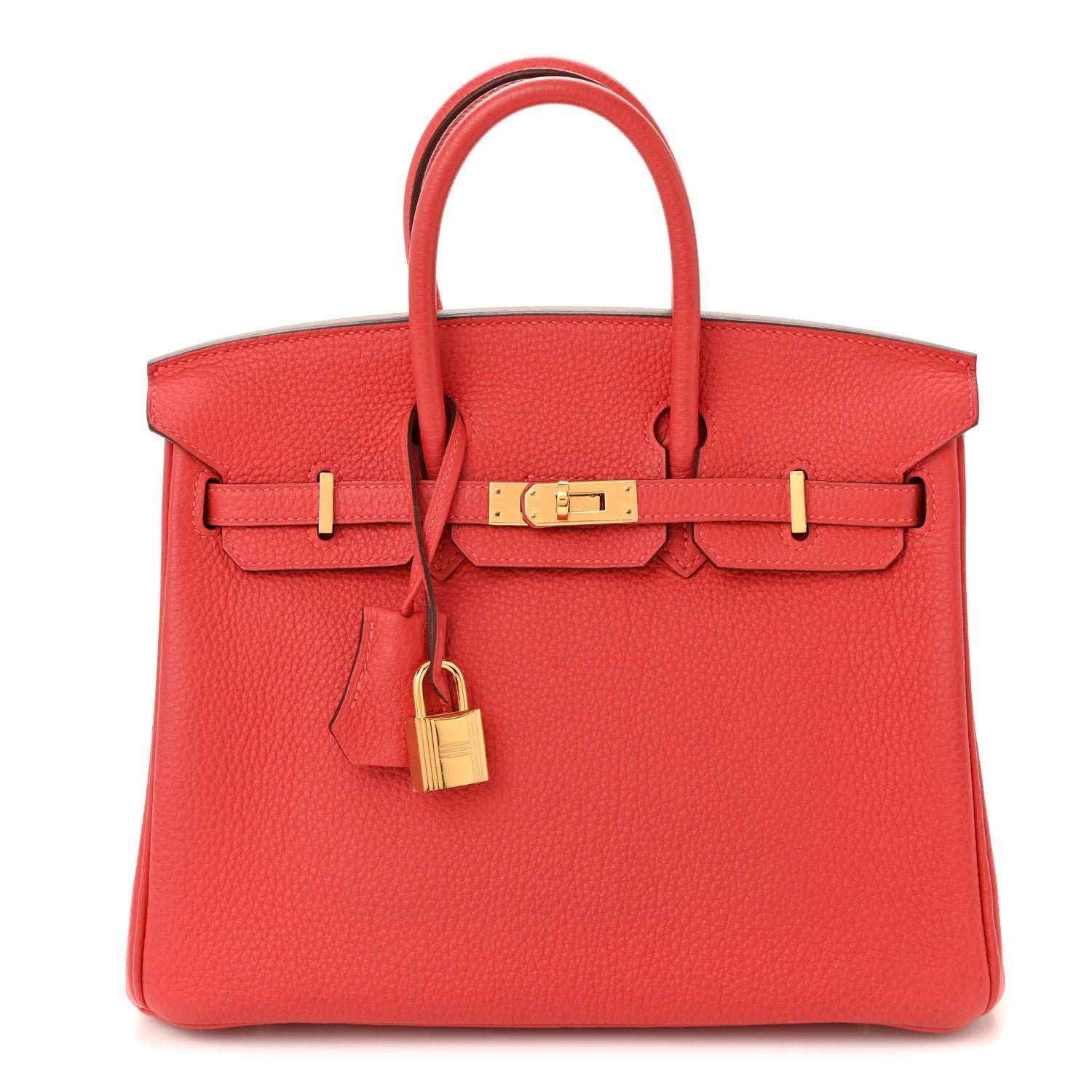 Hermes Hermes Togo Birkin 25 Rouge Pivoine