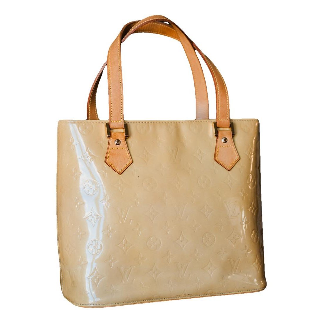 Houston patent leather handbag