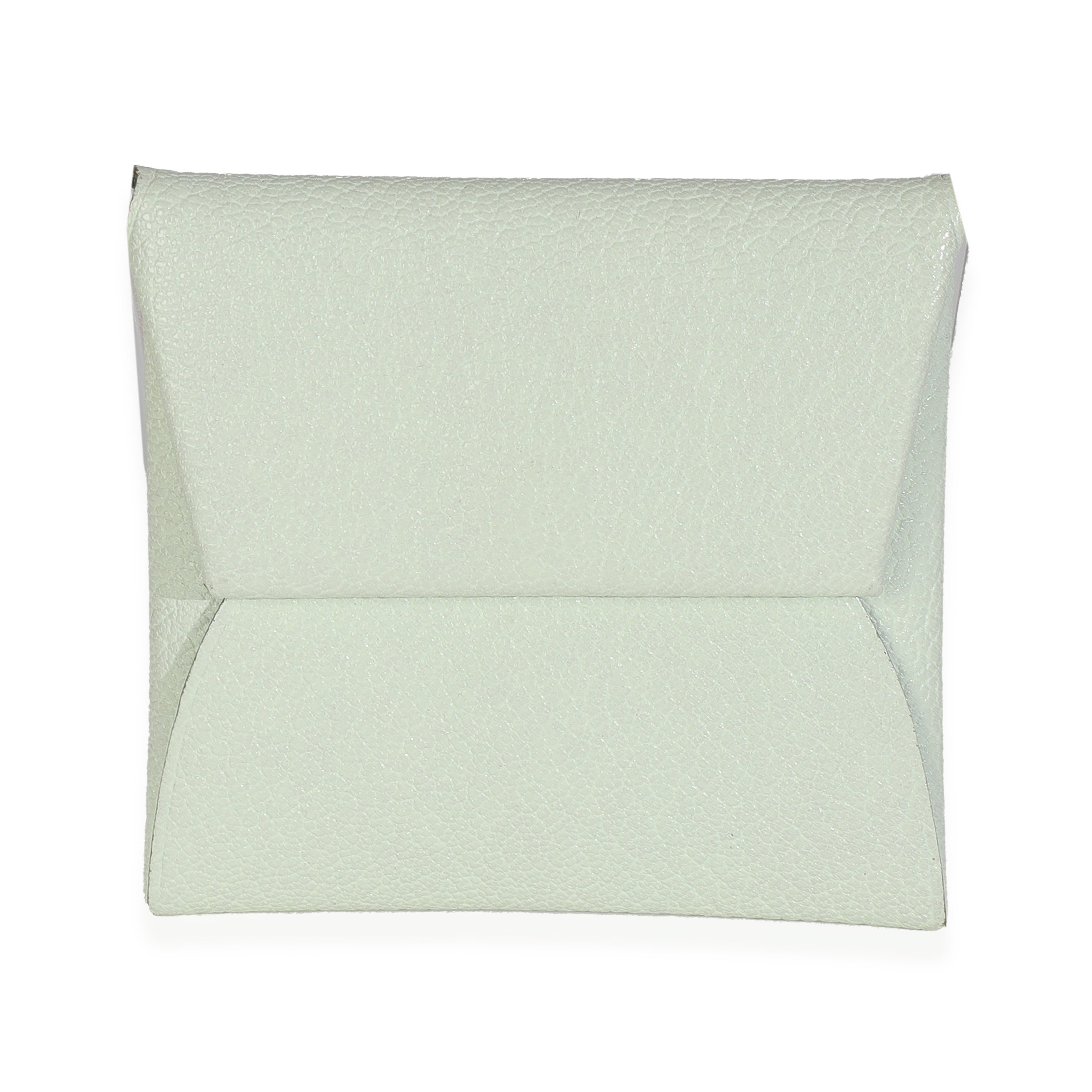 Hermes Vert Fizz Bleu Zephyr Mysore Chevre Verso Bastia Change Purse