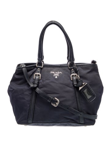 Tessuto Nylon Top Handle Bag
