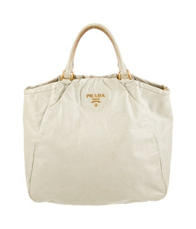 Prada Vitello Lux Leather Top Handle Bag