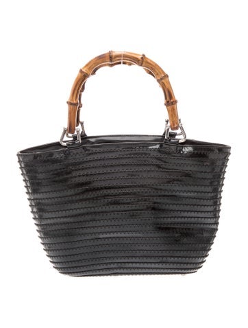 Bamboo Top Handle Bag