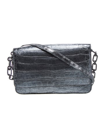 Nancy Gonzalez Crocodile Crossbody Bag