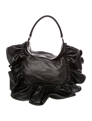Leather Top Handle Bag