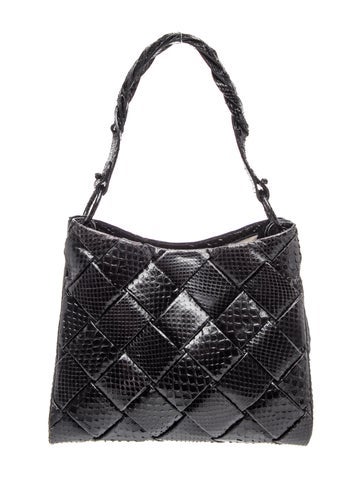 Nancy Gonzalez Python Shoulder Bag