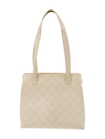Quilted Caviar Tote