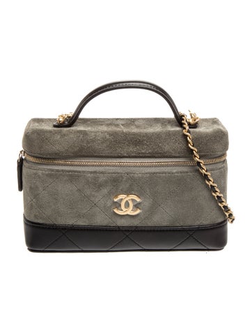 2026 Quilted Suede Vanity Case w/ Chain