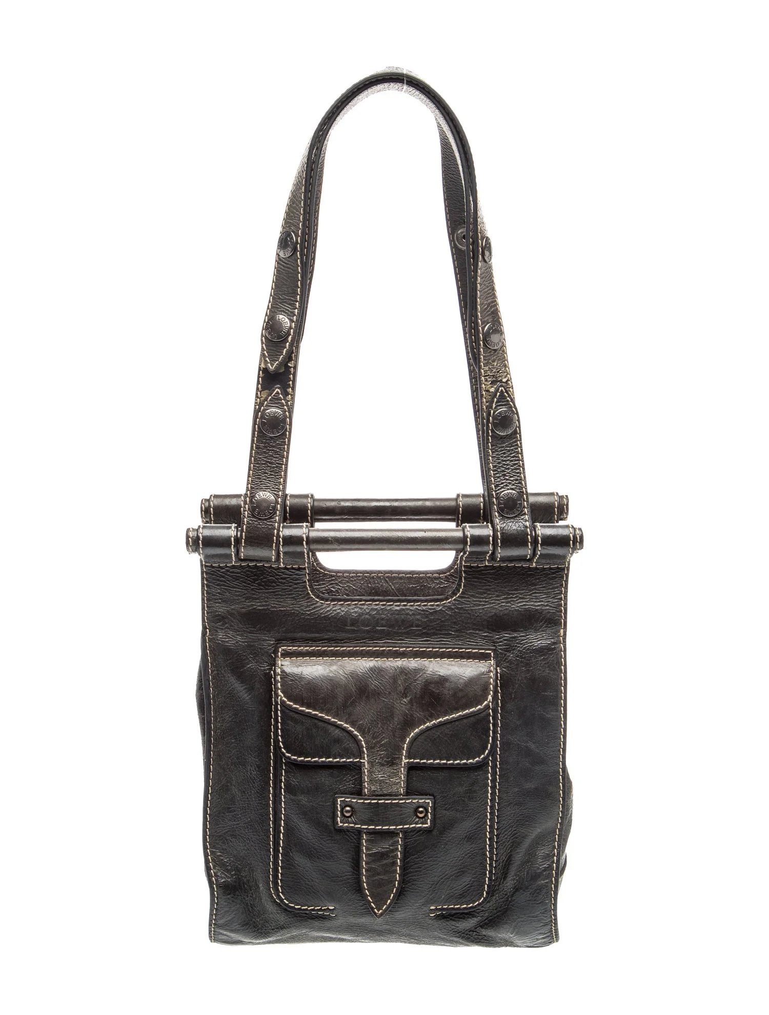 Leather Vintage Leather Shoulder Bag