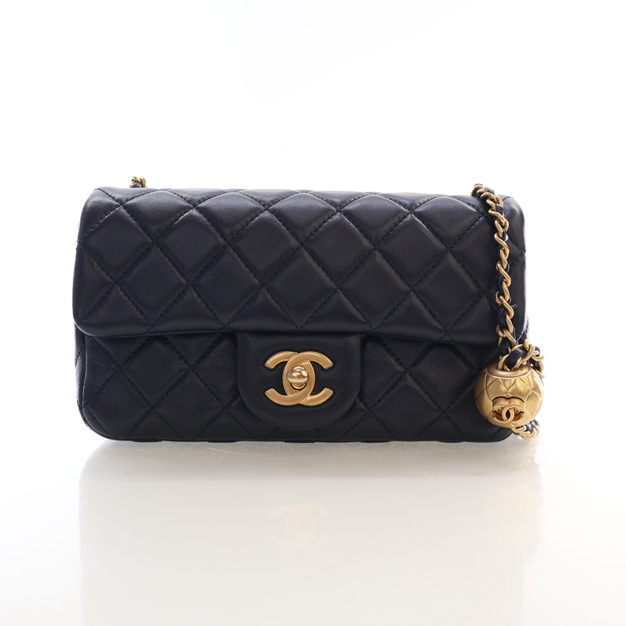 Chanel Mini Rectangular Lambskin Pearl Crush Flap Bag