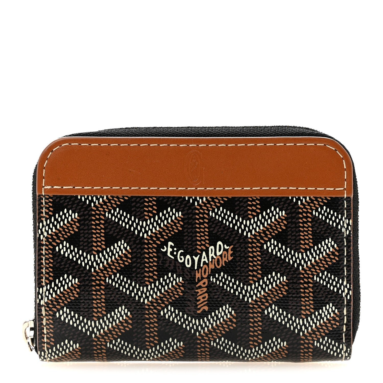 Goyard Goyardine Matignon PM Wallet Black Gold