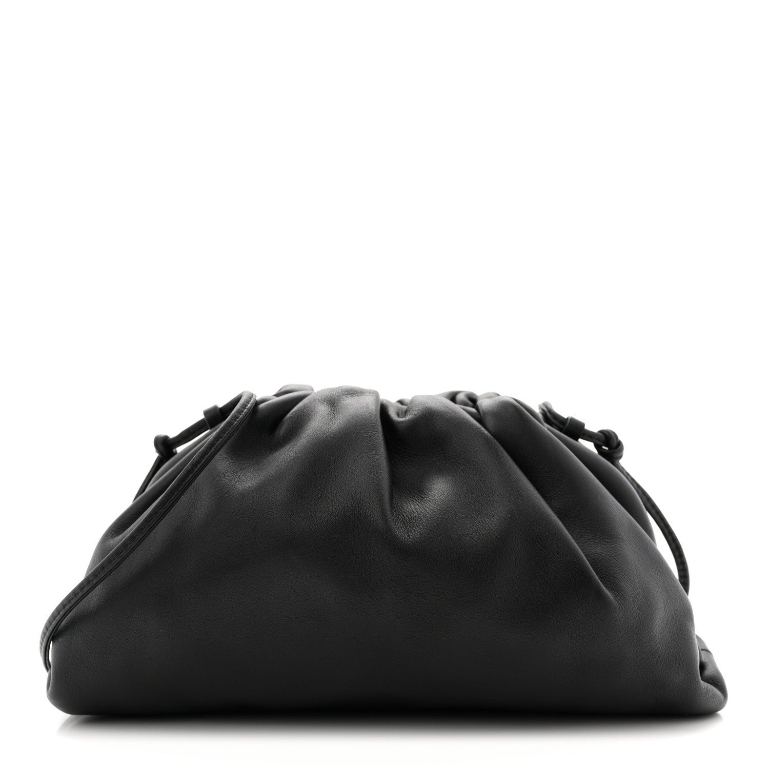 Bottega Veneta Butter Calfskin The Mini Pouch Black